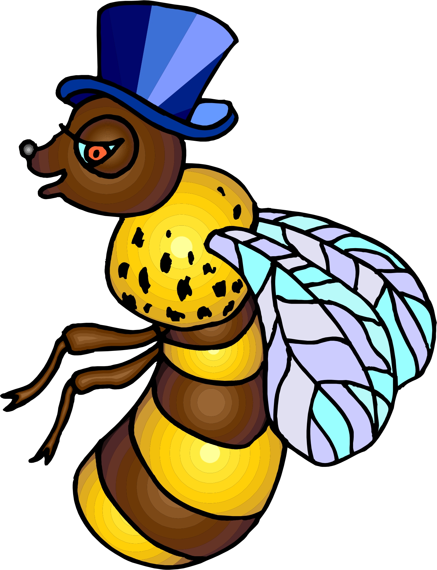 Cartoon Honey Bee