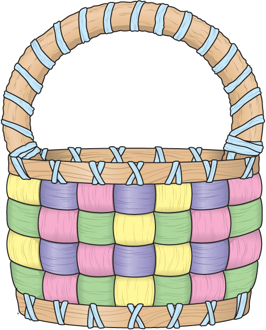 free clipart easter basket with eggs - photo #21