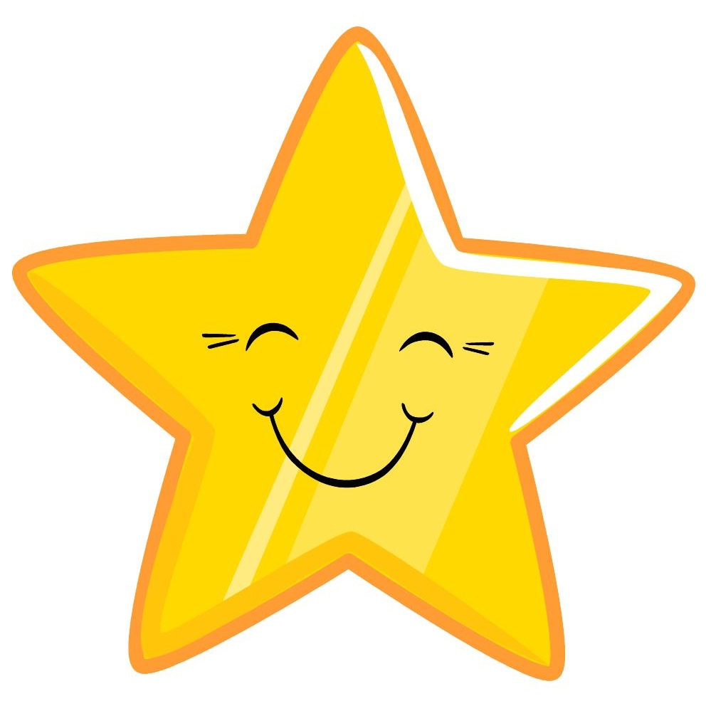 Blue Star Cartoon Clipart