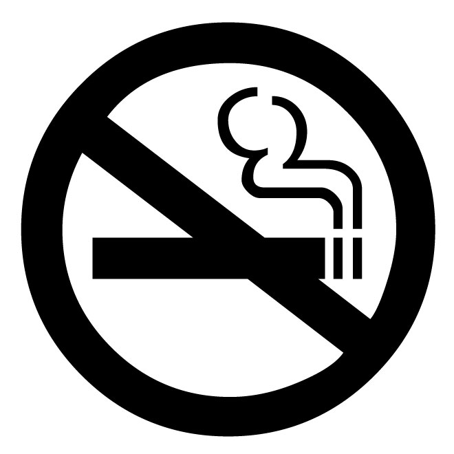 No smoking symbol vector.