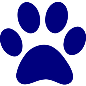 Blue Paw Print Logo - ClipArt Best