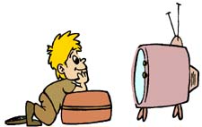 Woman Watching Tv Clipart - Free Clipart Images