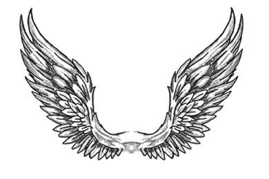 Angel wings drawing | Babywearing Wrap designs-Glue resist | Pinterest