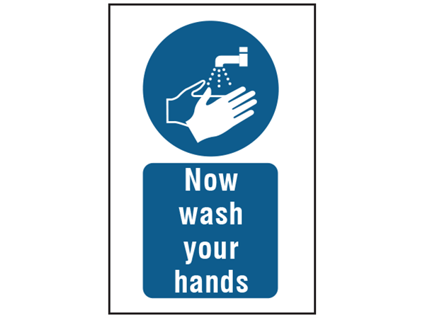 Now Wash Your Hands Poster