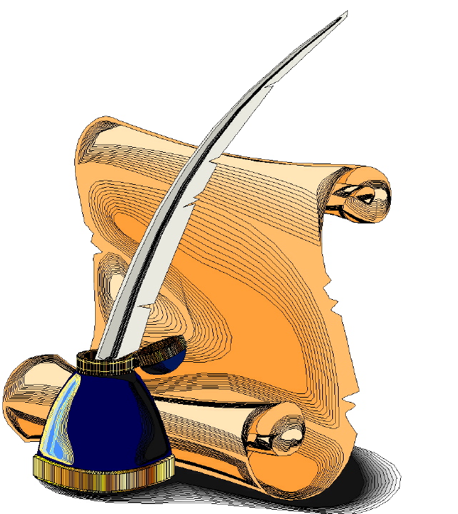 Pix For > Quill Pen Clipart