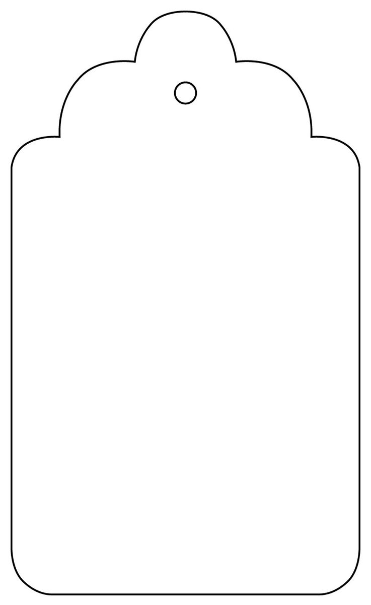 Tag Outline Template - ClipArt Best