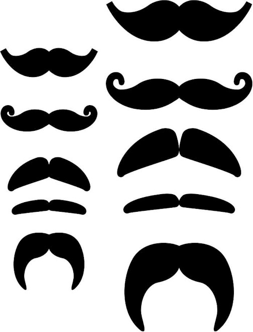 Mustache Printables | Free Download Clip Art | Free Clip Art | on ...