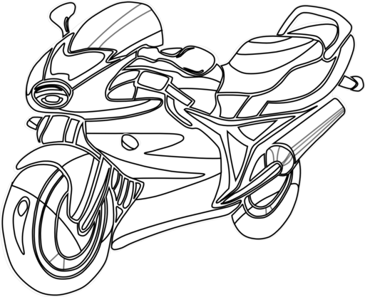 476 views Motorcycle Line Drawing Clipart - Free to use Clip Art Resource