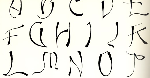 Spoodawgmusic: fancy calligraphy alphabet