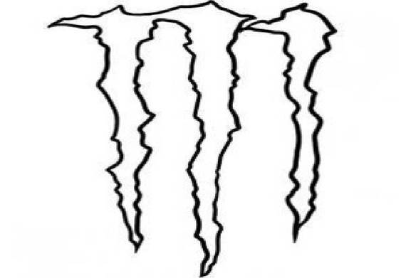 643 views Monster Energy Drink Logo Outline Clipart - Free to use Clip Art ...