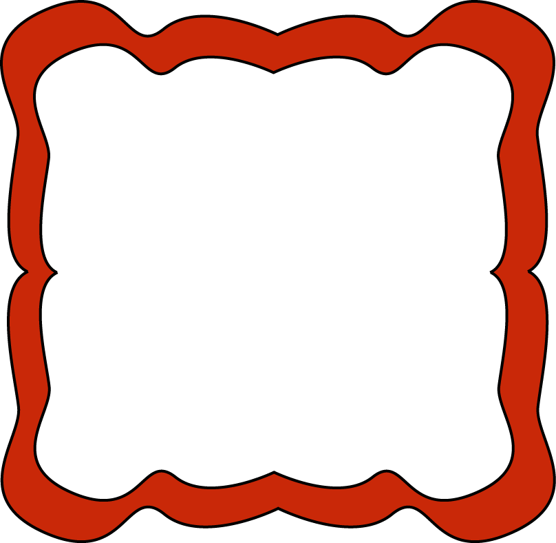 Red And Yellow Frame Clipart