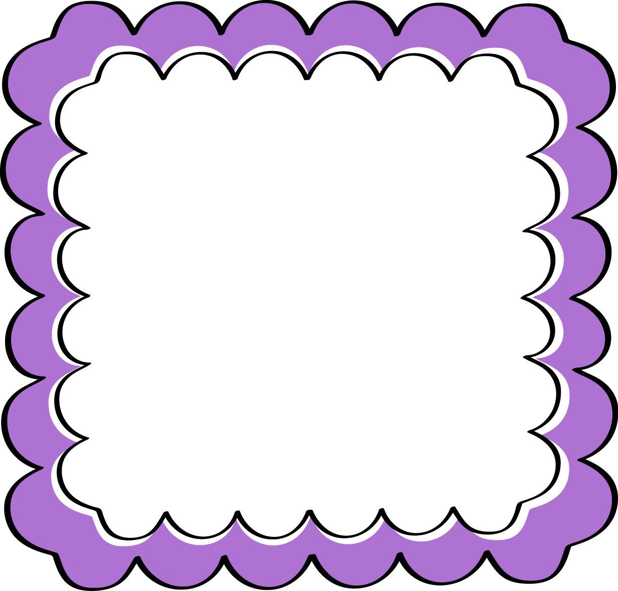 Parentheses Purple Clipart