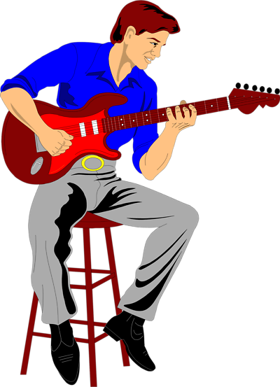 Free Guitar Player Clipart Image - 10432, Guitar Player Pictures ...
