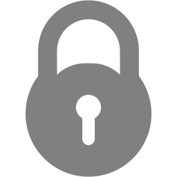 Gray lock icon - Free gray lock icons