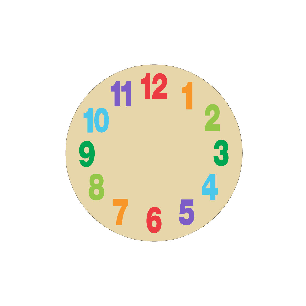 free clipart clock without hands - photo #12
