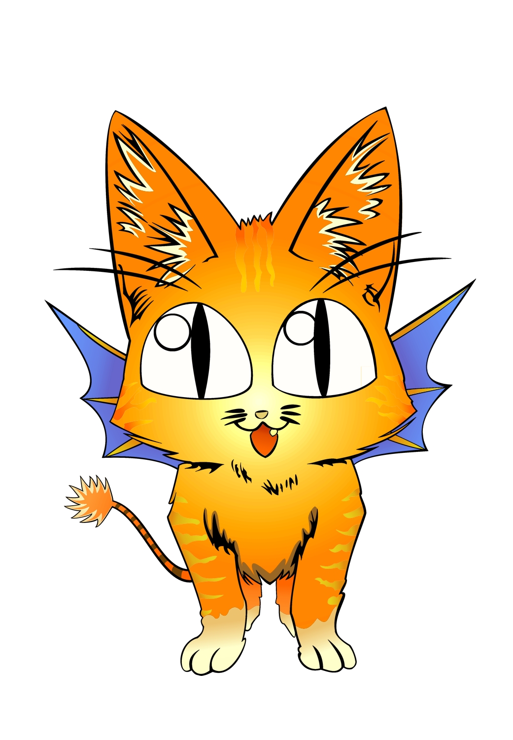 deviantART: More Like Devil Devil Bat cat vector by