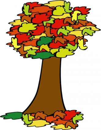Fall cartoon trees Free vector for free download (about 9 files).