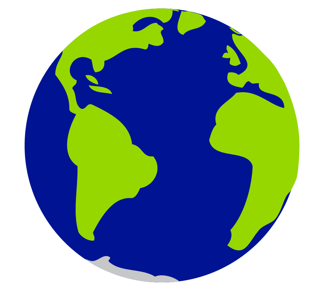 This simple but nicely done planet Earth clip art is free for you to use on your space projects, Earth Day projects, posters, magazines, reports, ...