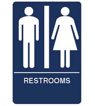 711 views Men's/Women's Restroom Sign - Doorware.