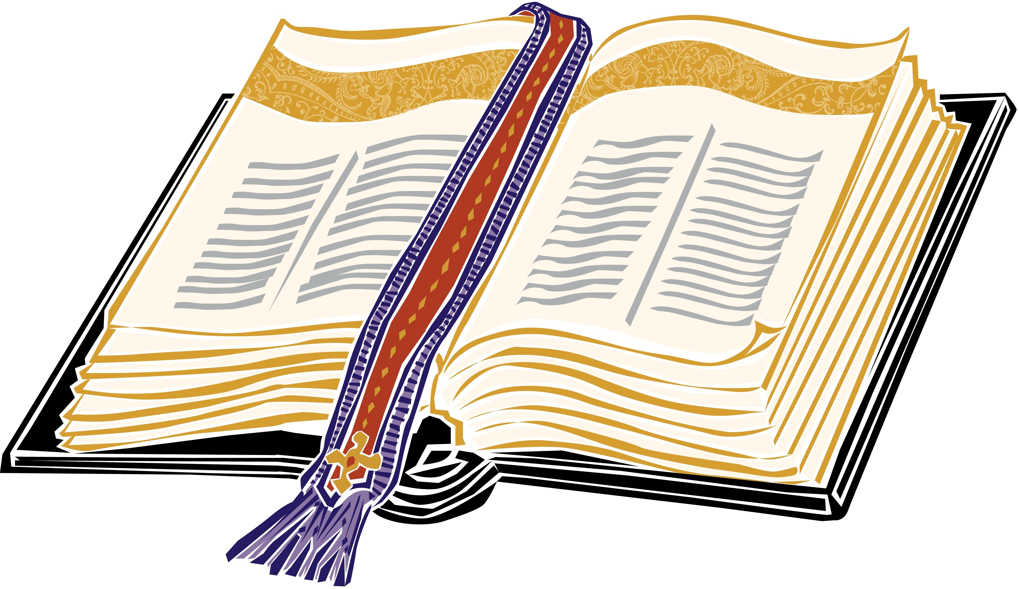 Bible And Cross Clipart