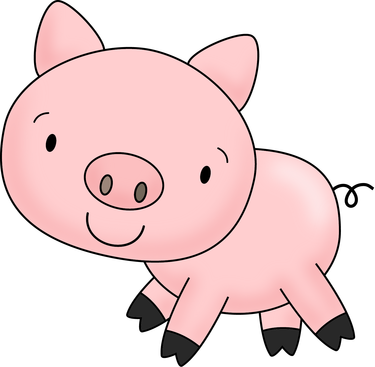 Cute Pigs Cartoon Clipart Best