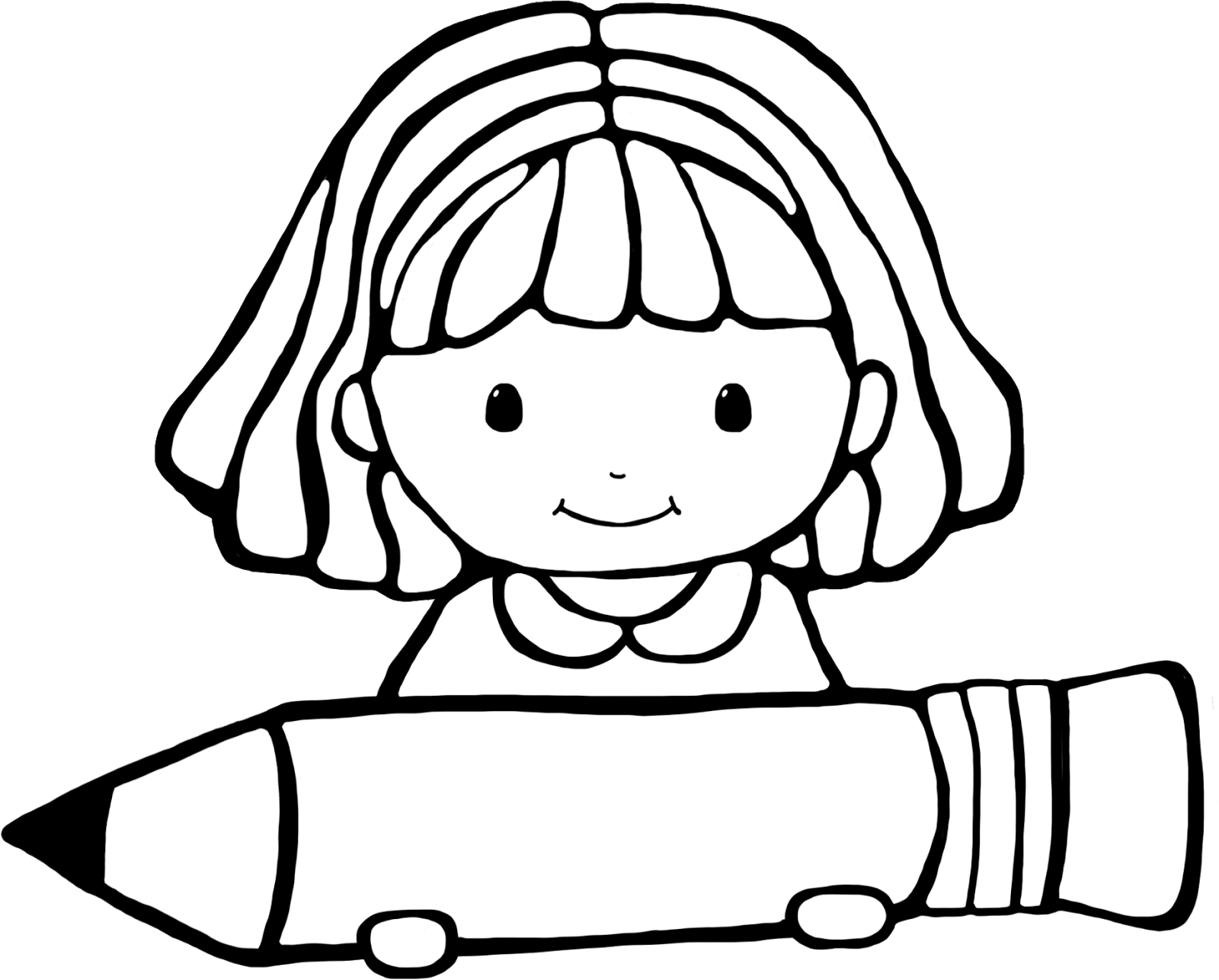 Writing Clipart Black and White craft projects, Black and White ...