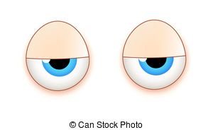 Drowsy eye clipart