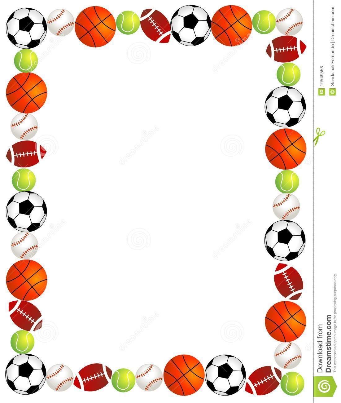 Page Borders Sporty ClipArt Best