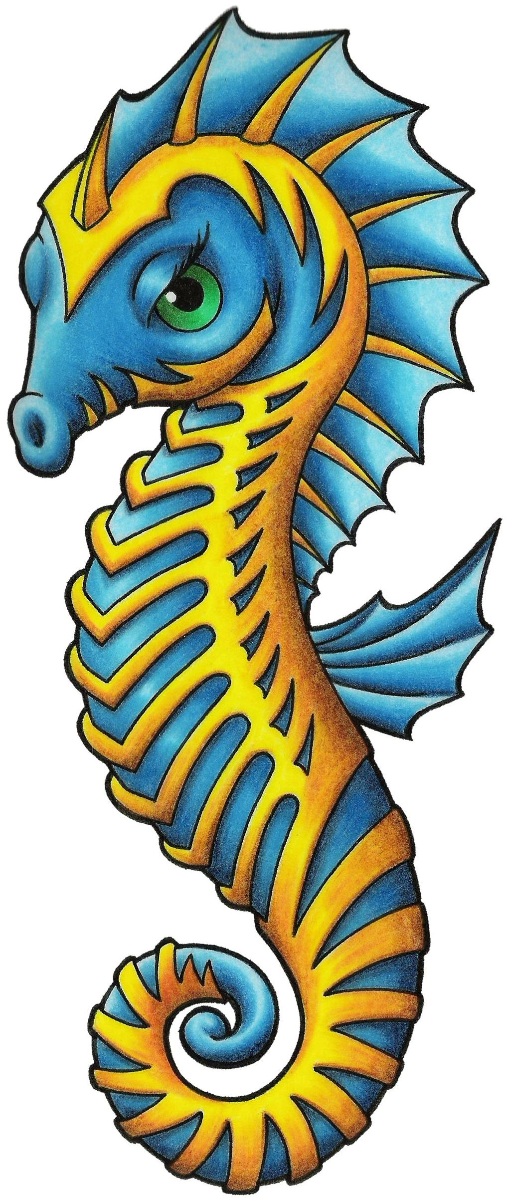 seahorse by BlueStarr on DeviantArt