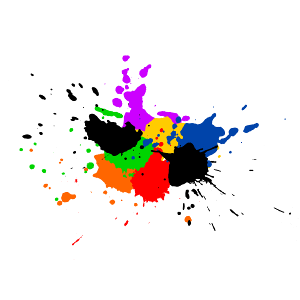 5 Colorful Paint Splash Background Vector (SVG) | OnlyGFX.com