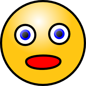 Shocked Face Clipart