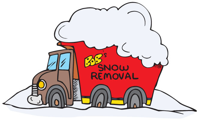 Animated snow plow clip art