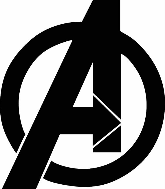 Avengers Symbol Graphgan for Crocheting Graph by GraphganParty