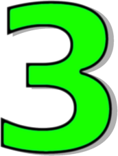 Number 3 Clipart