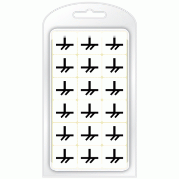 Buy Ground Earth Symbol Labels | Plug Marking Stickers