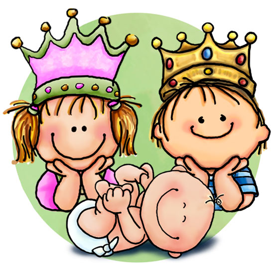 2 Sisters And Brother Clipart