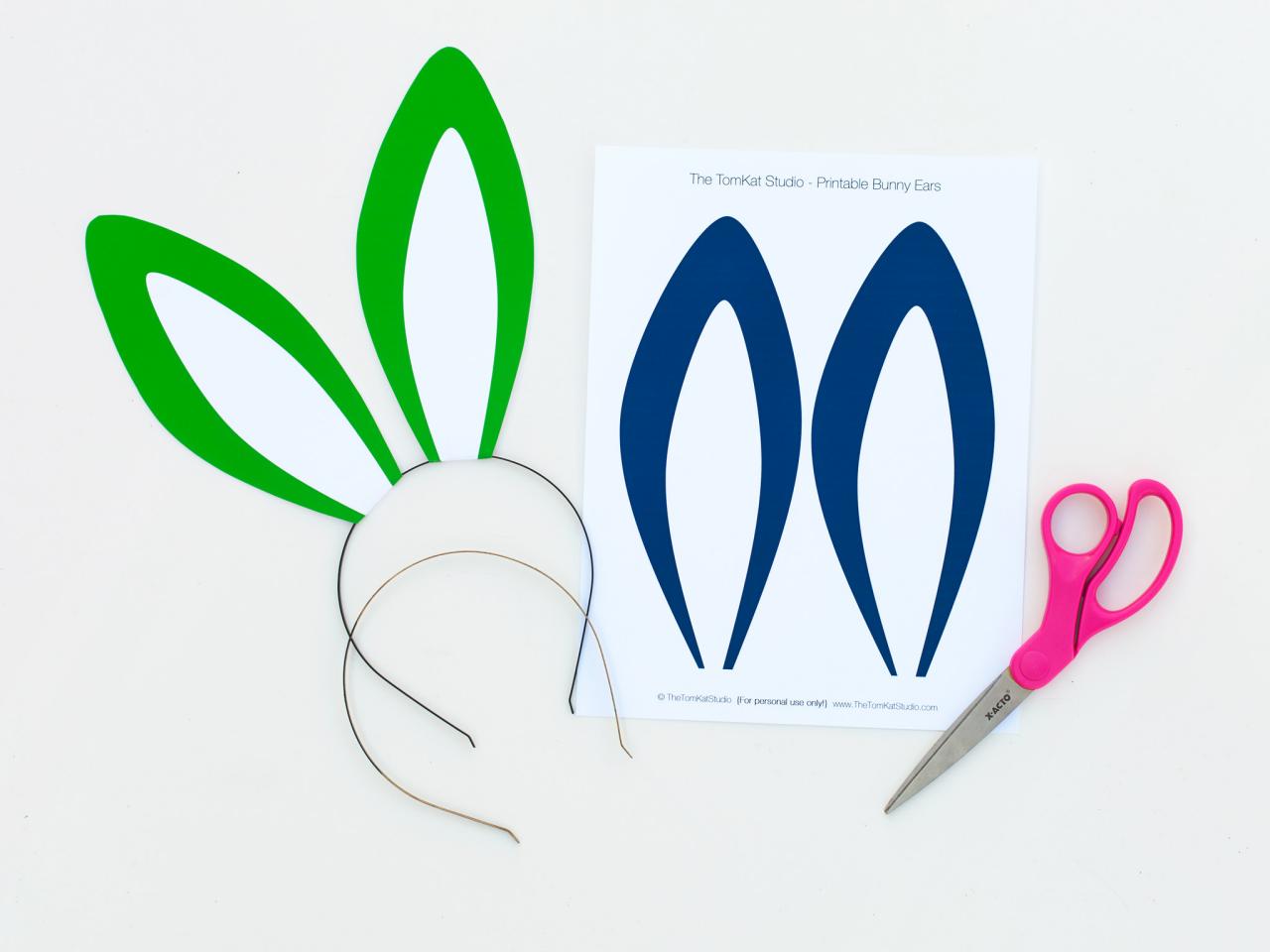 Printable Bunny Ears for Kids | Easy Crafts and Homemade ...
