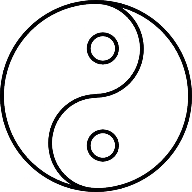 Yin yang, IOS 7, symbol Icons | Free Download
