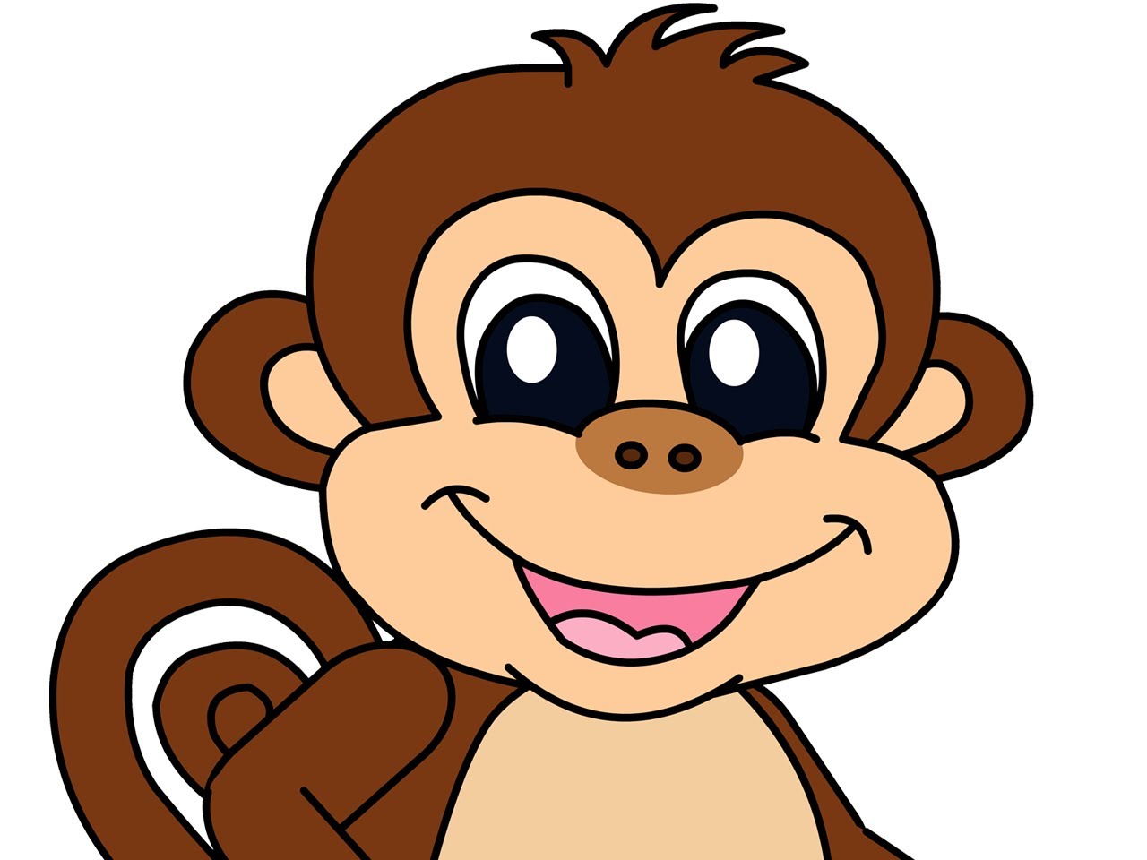 pictures of cartoon monkeys for kids | free download clip art .