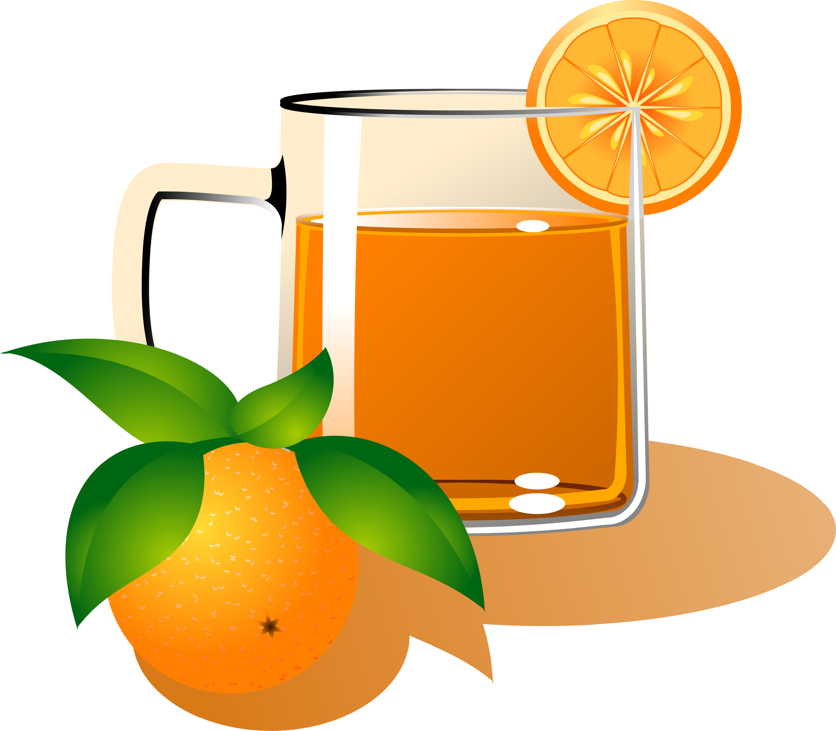 Clipart orange juice