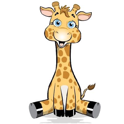 cartoon giraffes | Cute Baby Giraffe Cartoon Animal Images | cross ...