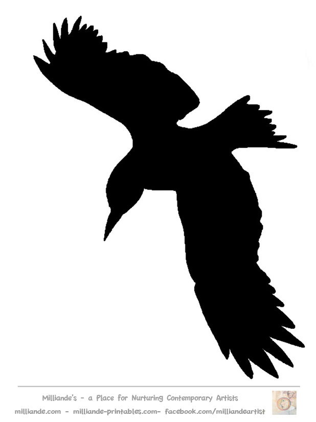 Flying Bird Stencils ClipArt Best