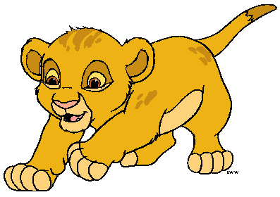 Free lion cub clipart