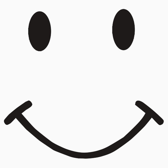 Black And White Smiley Face - Clipartion.com