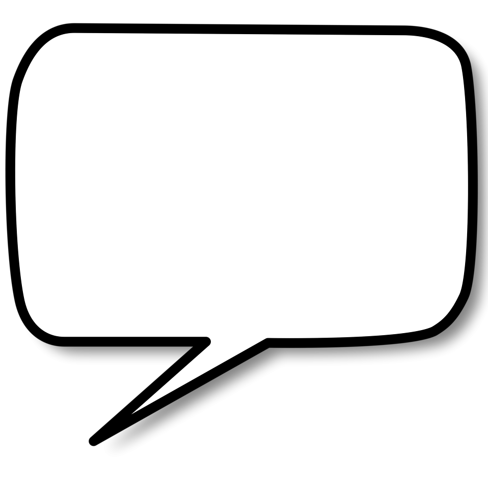 Blank Speech Bubble Clipart