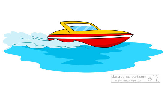Boats and Ships : speed-boat-clipart-958 : Classroom Clipart