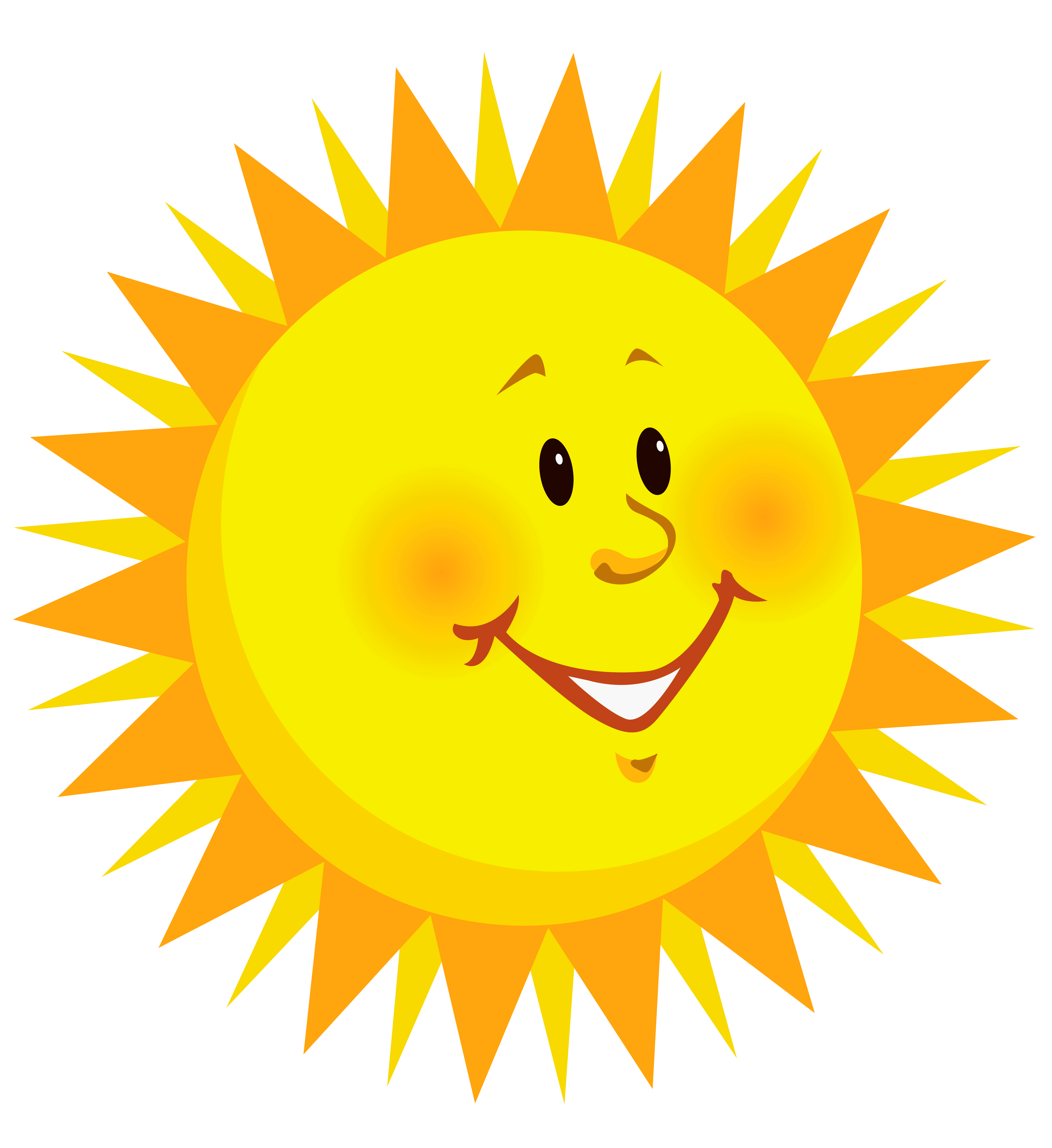 Smiling Sun Png Clipart Best
