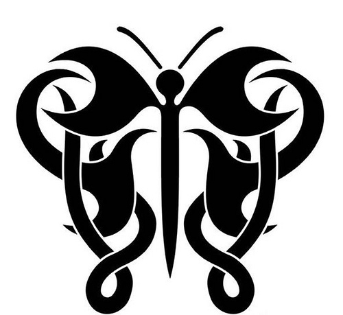 Tribal Butterfly Tattoo Designs - ClipArt Best