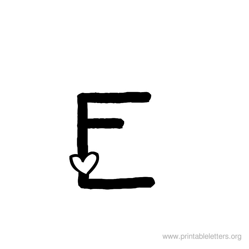 Printable Letters E | Letter E for Kids | Printable Alphabet Letters