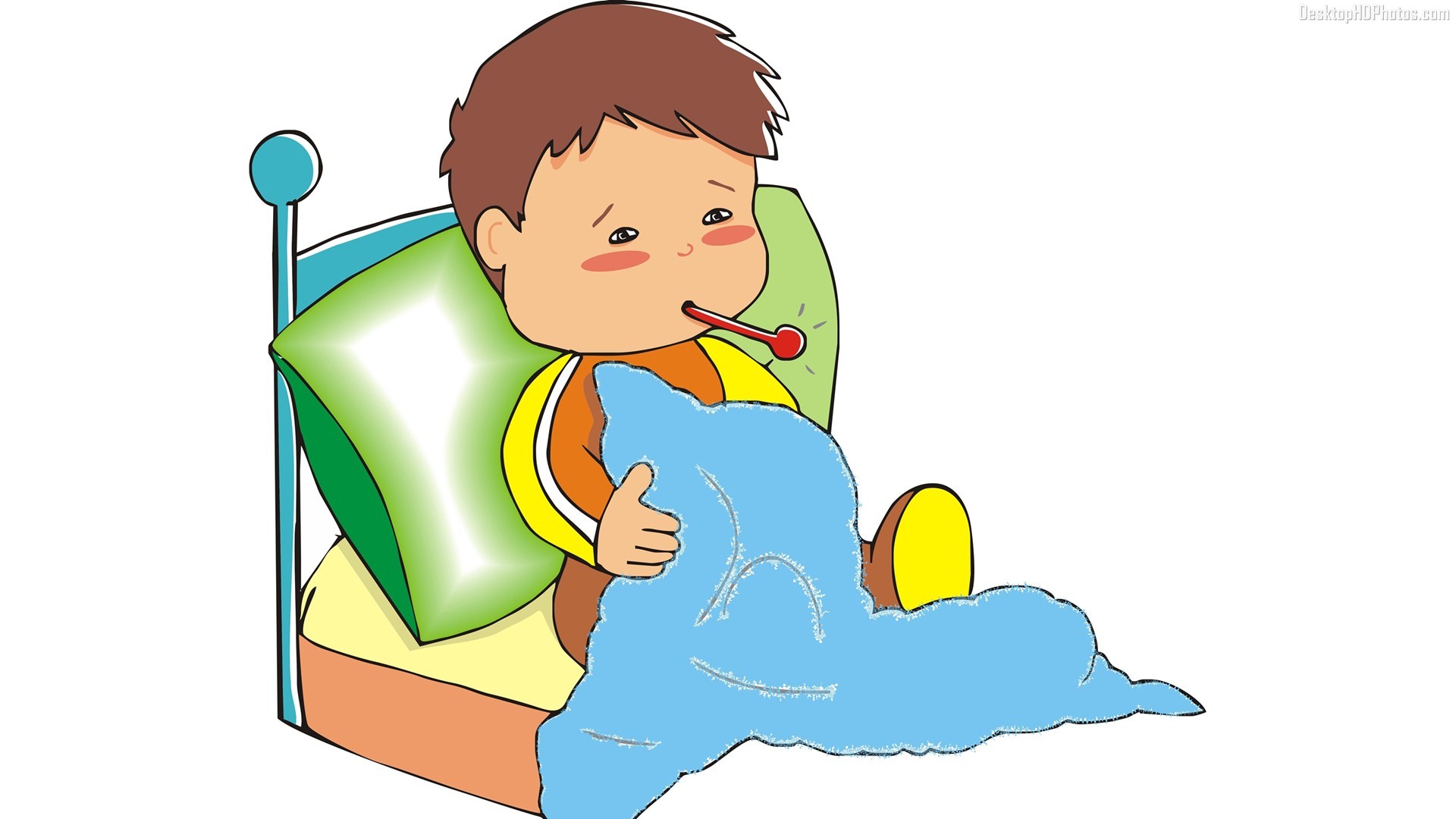 Sick Person Clipart - Tumundografico